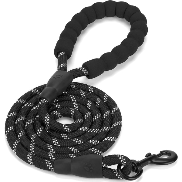 1.5m Dog Leash, Rope Dog Leash with Soft Padded Handle and Durabl