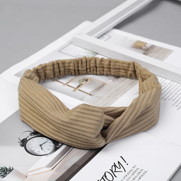 Hårbånd til kvinder Twist Knotted Boho Stretchy hårbånd til Gi