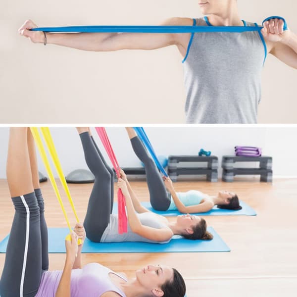 Treningsbånd - Elastisk bånd for stretching og multifunksjonell p
