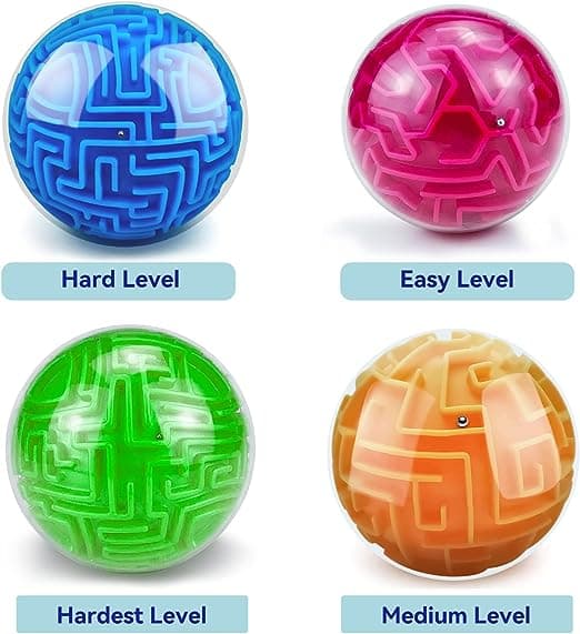 3D Gravity Memory Continuous Maze Ball Jigsaw Puzzle Legetøj Gave Til
