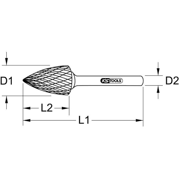 HM form G 6mm, 63mm fräsar