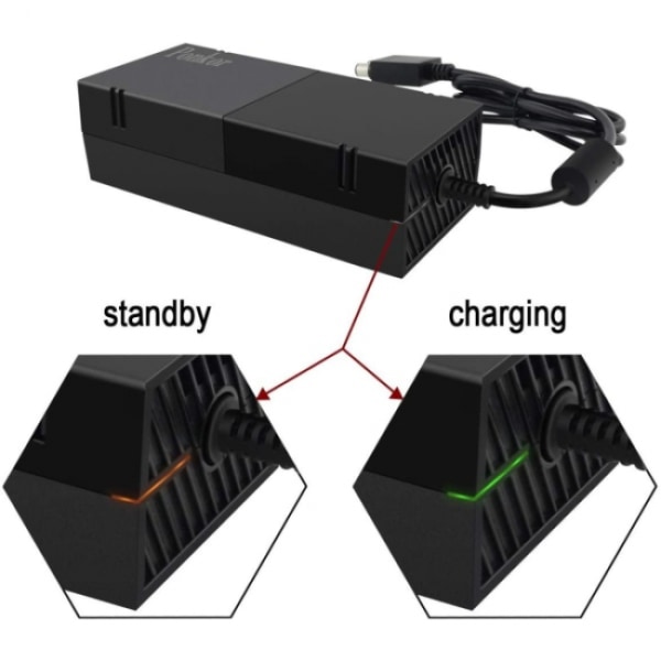 Strømadapter AC-adapter til Microsoft Xbox One Grå one size