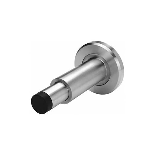 Justerbar Dørstopper Solid 304 Rustfrit Stål + Heavy Duty Gummi Doo