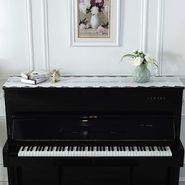 Pianopeite Pitsi Kangas Koristeellinen Pölyliina Pysty Pianolle T