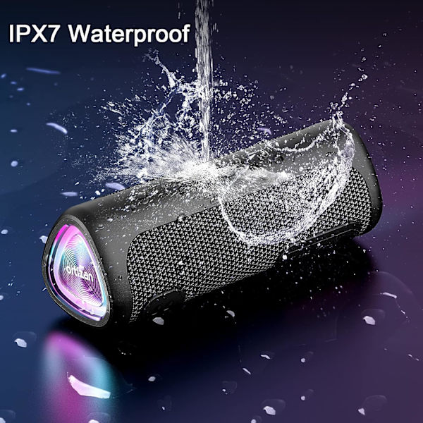 Kraftfull 360° Stereo Surround Bluetooth-högtalare: Ortizan M7 Porta