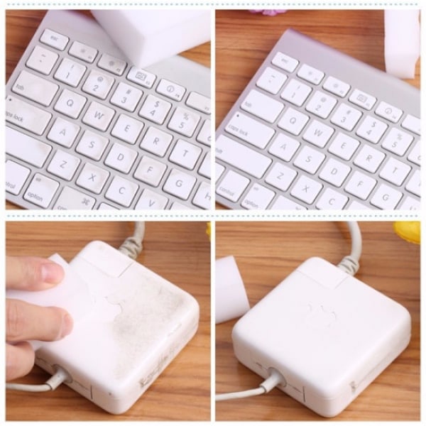 8 st Miracle Sponge Nano Sponge - Rengöringssvamp Vit