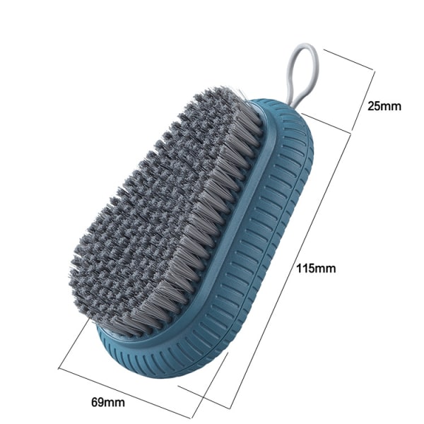 Skrubbborste, Premium Mjuk Tvättborste för Skor, Lättgreppad Hou