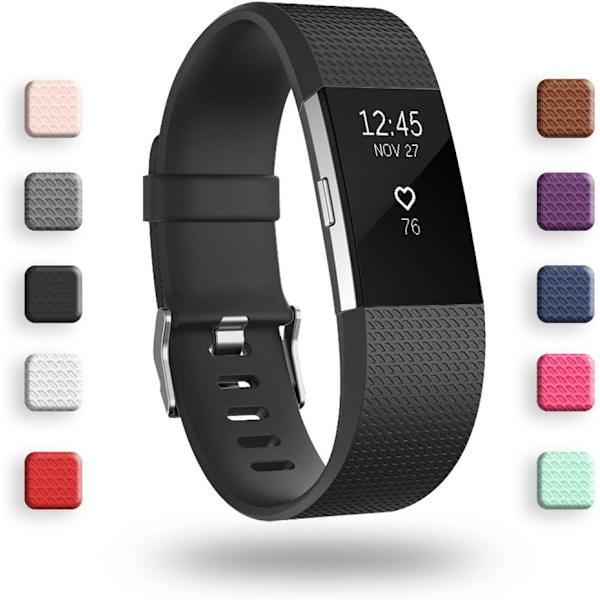 Ersättningsband kompatibla med Fitbit Charge 2, Classic & Speci