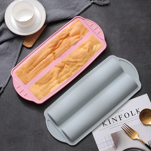 Non-stick silikon bakeverktøy bakepanne lang brødkakeform Ba