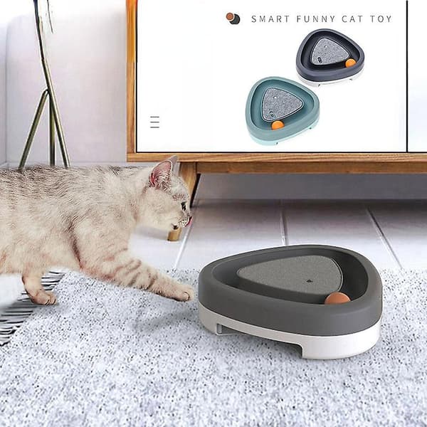 Elektronisk kattelegetøj interaktiv elektrisk drejeskivebold til kat Au