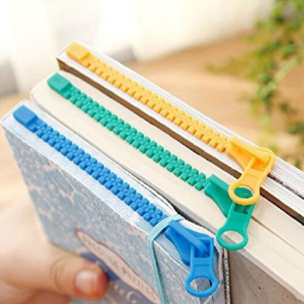 3D Roliga tecknade bokmärken, söta sidmarkörer, 2-pack unik present