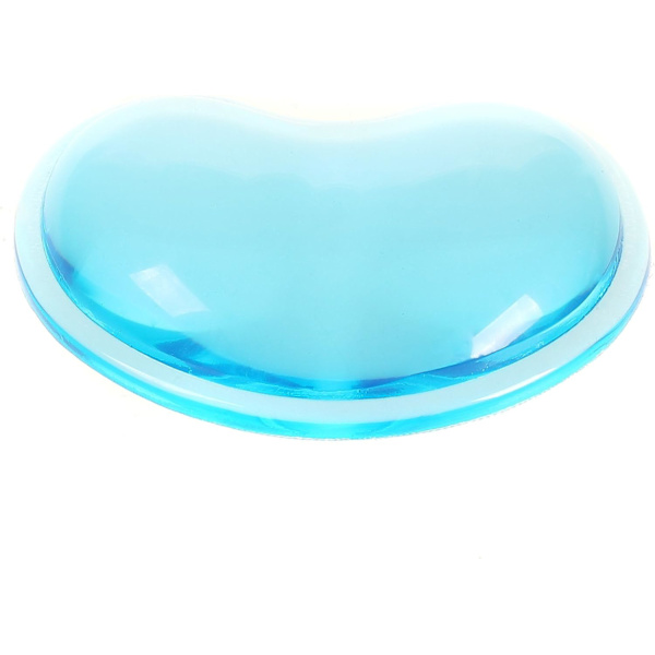 Blød håndledsstøtte, gelkrystaller, hjerteformet, ergonomisk krystalge