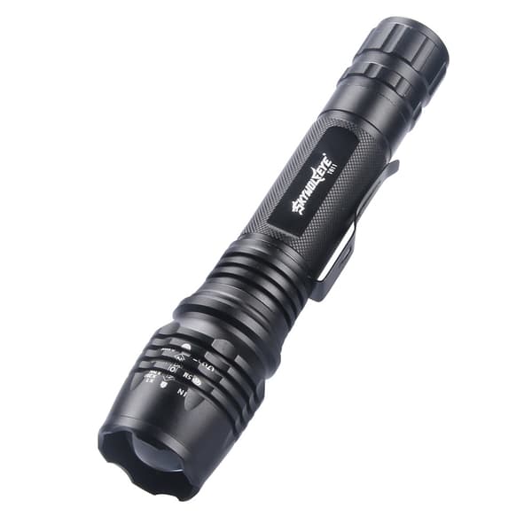 LED-taskulamppu, 2000LM tehokas taskulamppu, ulkoilun zoomaava vedenpitävä taskulamppu