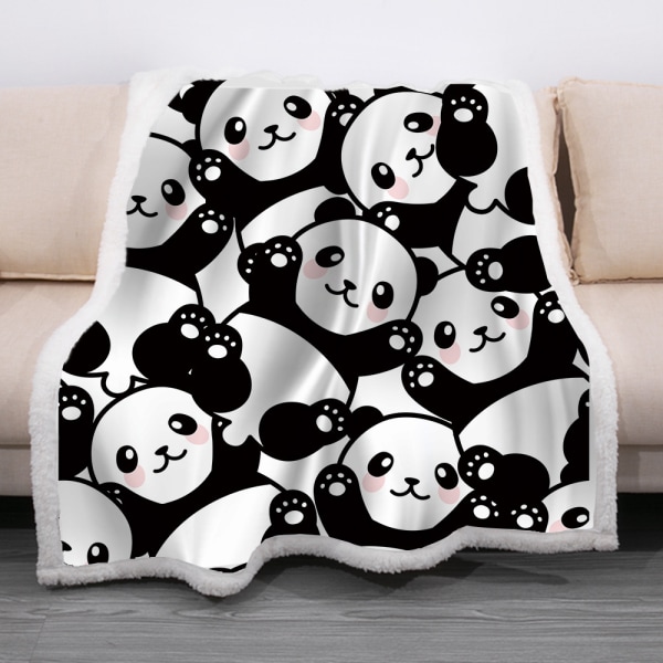 Panda Cover Blanket Panda Plush Lamb Blanket Panda Gift Girl Soft