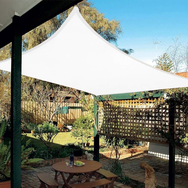 Waterproof Rectangular Shade Sail 3x4m, Water-Resistant Shade Clo