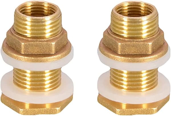2-delt vandtilslutning 4,2 cm 1/2 \"messing vandtilslutning til fa