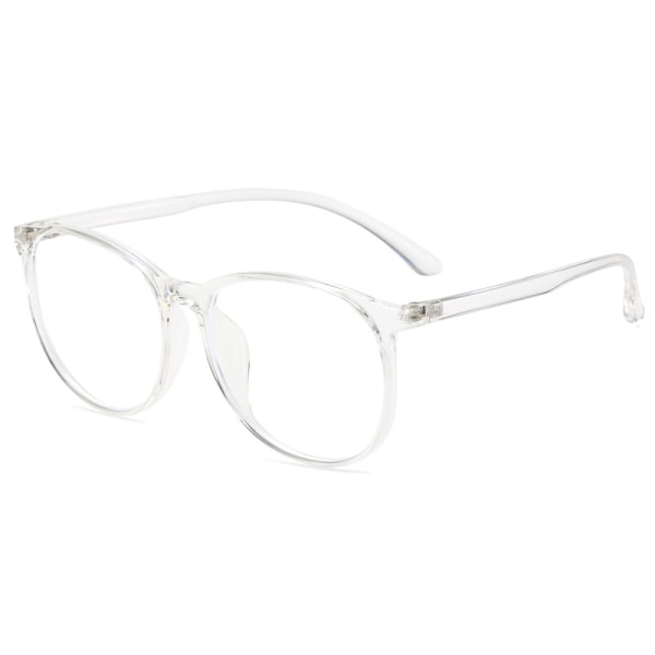 Transparent Computer Glasses Frame Women Men Anti Blue Light Roun