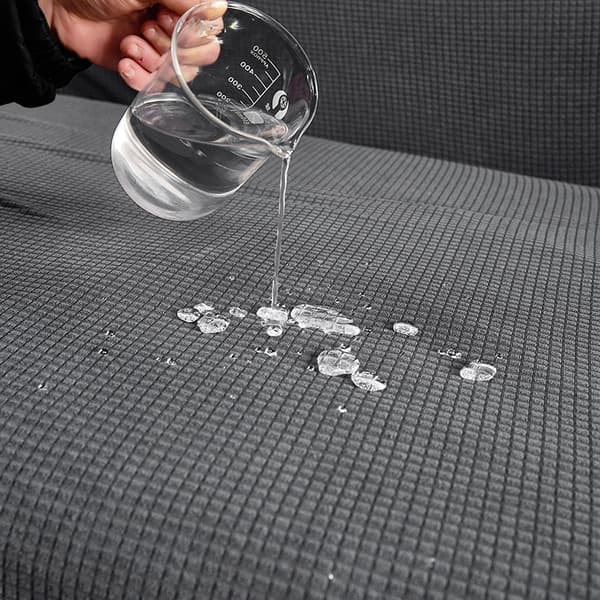 3-seters sofaovertrekk, Jacquard stretch stretch sofaovertrekk med armlener
