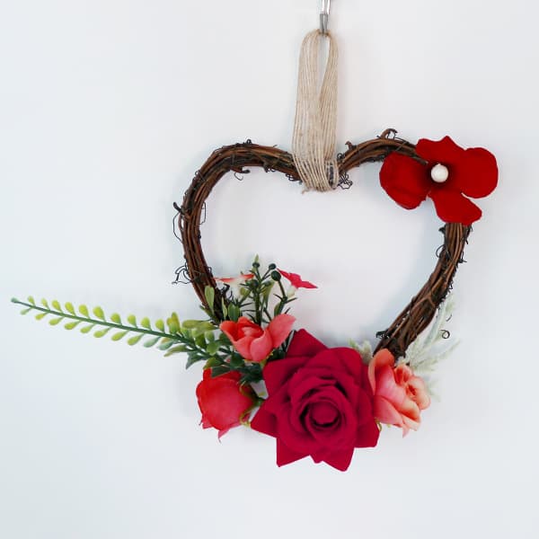 Hjerteformet Vingran Kranse Gren DIY Vingran Kranse