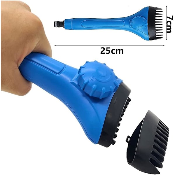 Pool Filter Clean Brush, 25cm Handheld Jet Cleaner Pool Filter Ca