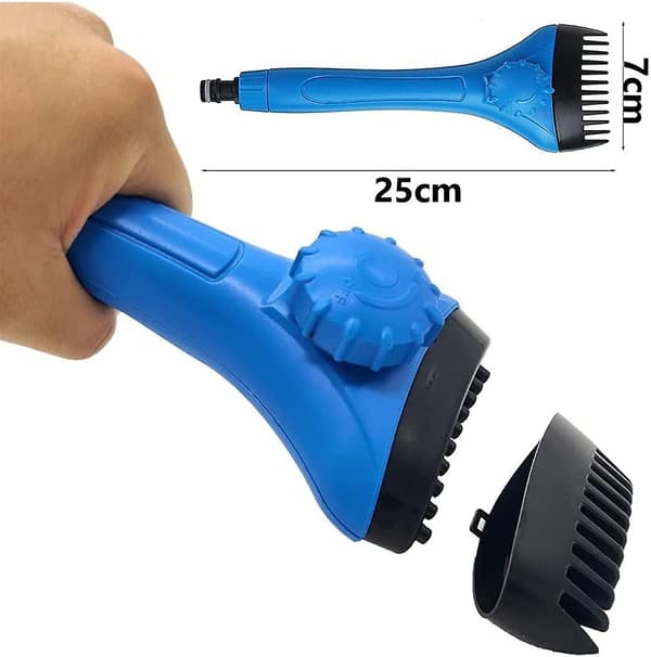 Pool Filter Clean Brush, 25cm Håndholdt Jet Cleaner Pool Filter Ca