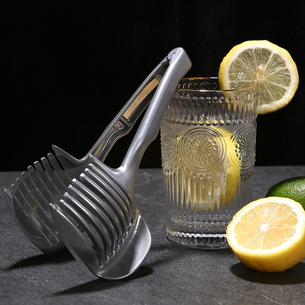Tomat- og citronopdelerholder Rund frugtløgssnitter Cutter Gui