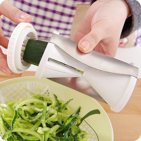 Grønnsakskutter - Multifunksjonell manuell spiralizer spaghetti for