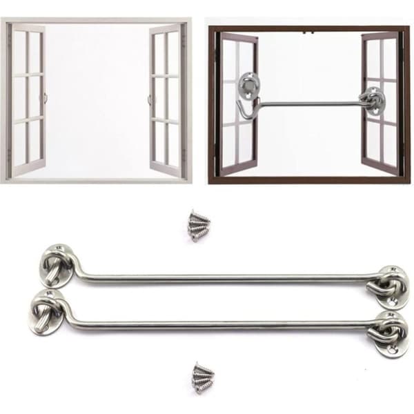 Silver Cabin Hook,Catch Cabin Door,Shed Lock Lock,Cabin Hook,Cabi