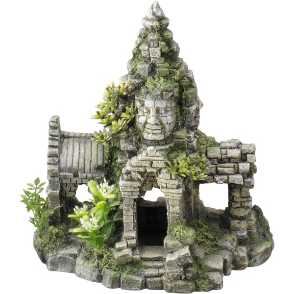 Polyresin akvariedekor Angkor tempel