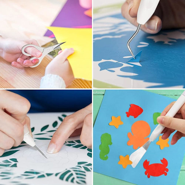 6 kpl rikkatyökalua, perusvinyylirikkatyökalusarja, DIY-rikkatyökalu