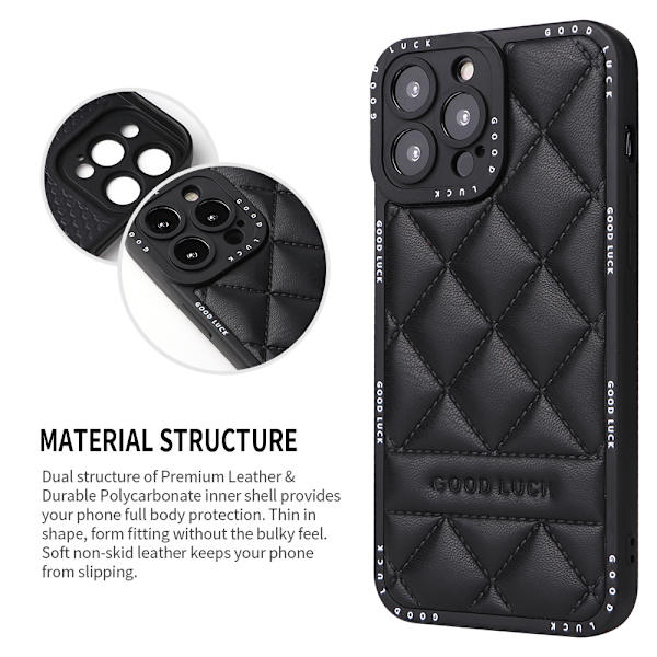 PENDLER SERIE Etui til iPhone 13 Pro Max - SORT