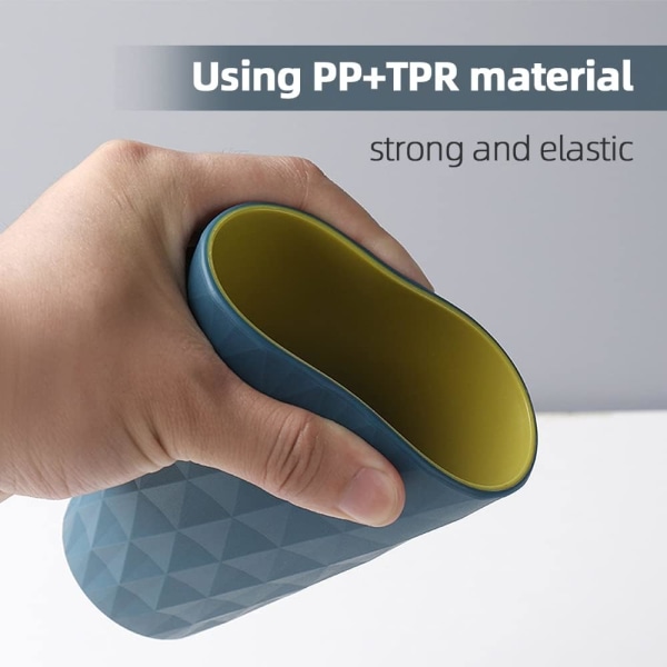 Plasttandborstekopp, 4 stycken fallskyddande hållbar plast, ne