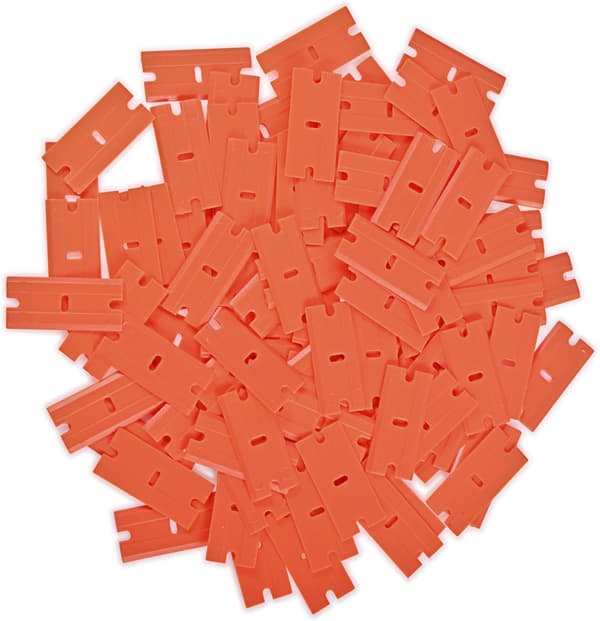 1,5\" Plastskraber med dobbelt blad til pinde