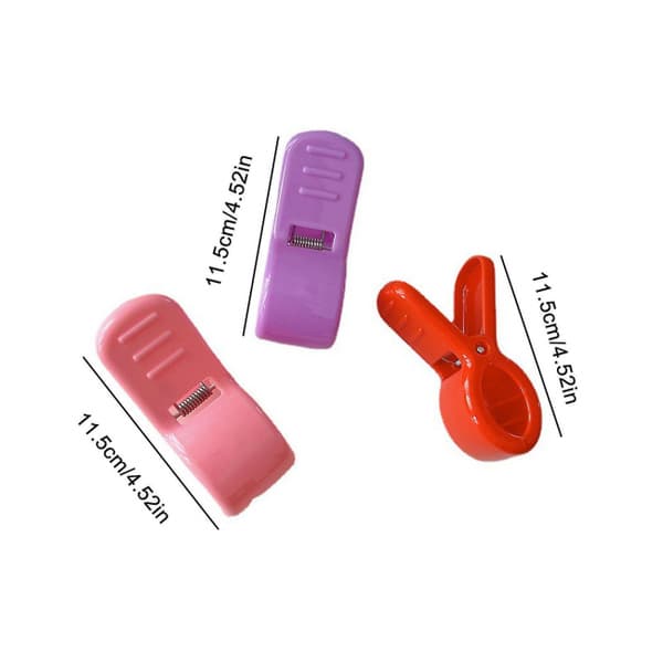 3-pack Hårclips med Hajform för Kvinnor