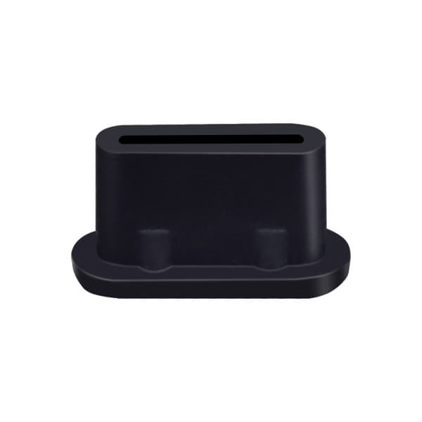 10 kpl pölysuoja USB-C / pistoke Samsungille / Type-C musta