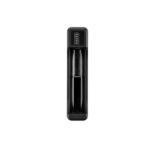 1 stk. 18650-oplader med type C-kabel, 4,2V lithium-batteri smart-oplader til 14500 26650 18650-batterier, 1 slot