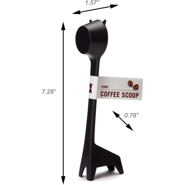 3 st Giraff-kaffeskopor för kaffemätning