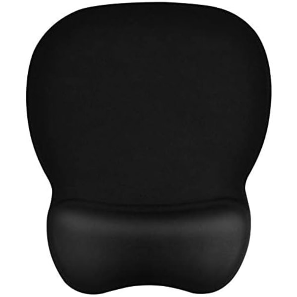 Ergonomisk musmatta med gelkudde, halkfri silikonbas, 4 mm