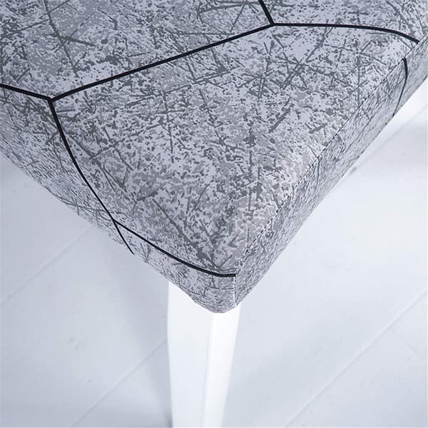 Spisestuestoltrekk Patchwork Trykt Vaskbart Stoltrekk Stretch