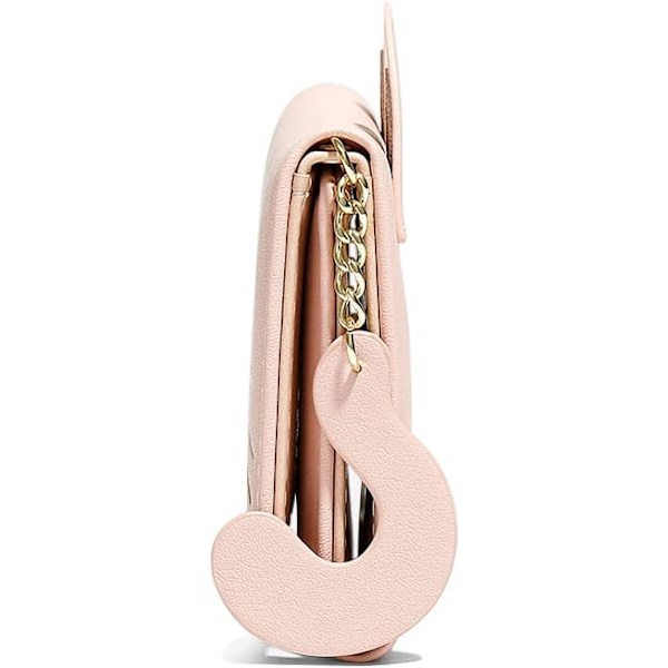 Tyttöjen söpö 3D-kissan kasvojen glitterkorva lompakko hännällä kolminkertainen W