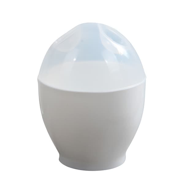 2-pakks mikrobølgeovn eggkoker Mini e Steam Egg Cup Steamed Tools