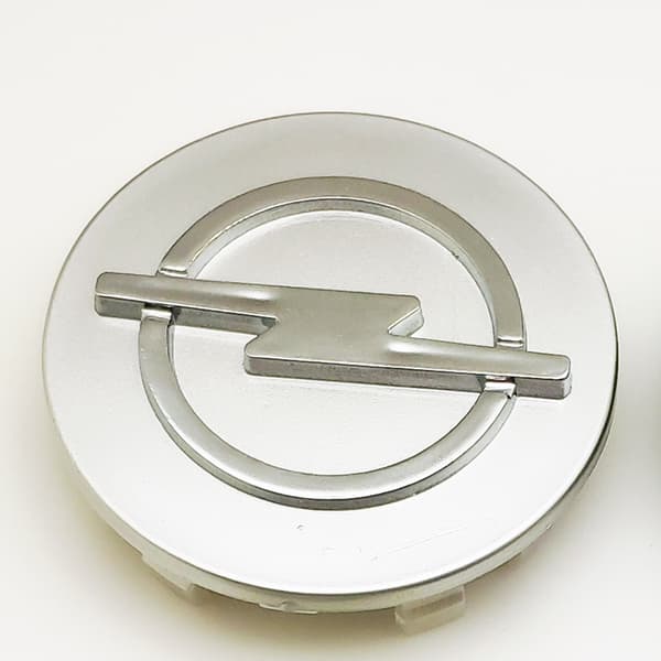 4 stk. bilhjulnavkapsler 64mm til Opel 4 stk. sort