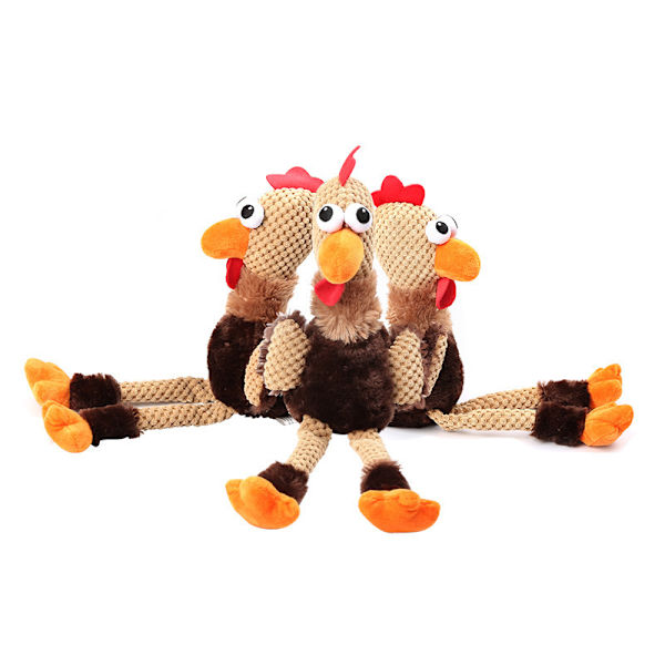 Damspel med Chew Guard Technology Tough Plush Dog Toy, Small