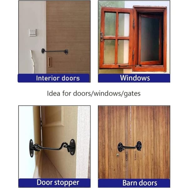 Silver Cabin Hook,Catch Cabin Door,Shed Lock Lock,Cabin Hook,Cabi