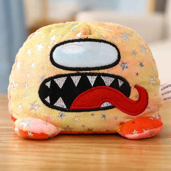 Octopus plysdyr Dobbeltsidet Flip Octopus Doll Blød Vendbar