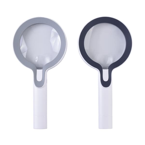 Ekstra stor forstørrelsesglas med LED-lys, forstørrelsesglas wit