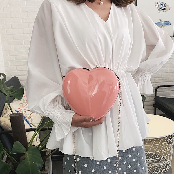 Liten veske dame 2022 ny trendy koreansk versjon all-match lakk