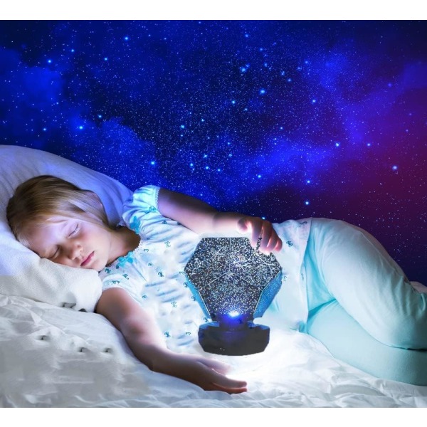 Night Light Projector, Original Home Planetarium 3 Colors Chargin