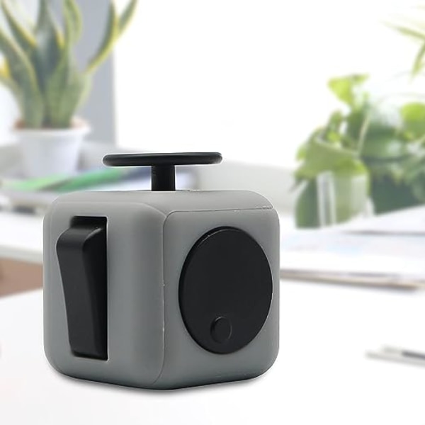 Fidget Cube Stress Angst Tryk Aflastende Legetøj Perfekt til Voksne