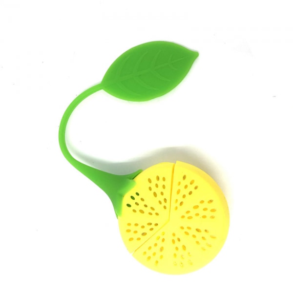 1 st Teefilter / Tehållare i Silikon - Citron